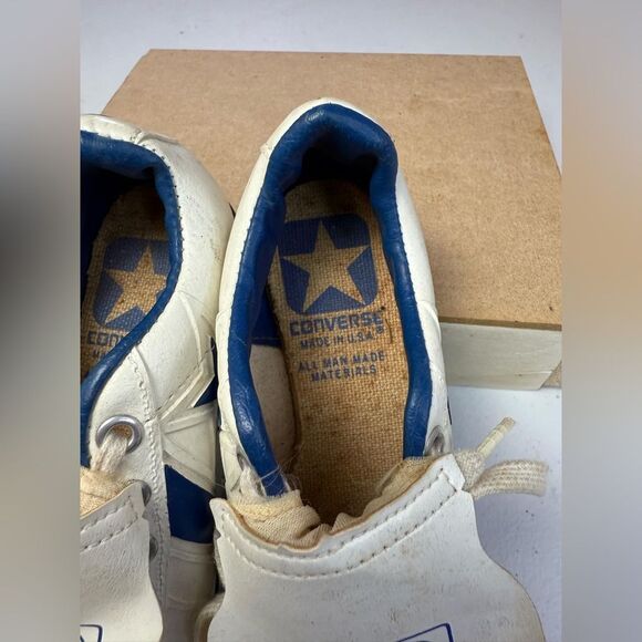 Made in the USA 🇺🇸 VINTAGE CONVERSE TD'S TONY DORSETT kids Sz 10 - Picture 3 of 12